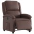 Sillón reclinable eléctrico de cuero sintético