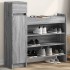 Zapatero madera de ingeniería gris Sonoma 100,5x28x100
