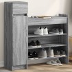Zapatero madera de ingeniería gris Sonoma 100,5x28x100 cm