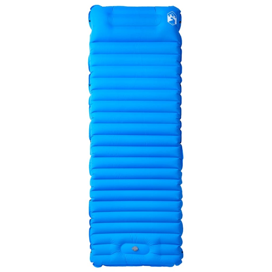 Colchón de camping autoinflable con almohada 1 persona