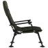Silla de pesca con reposabrazos plegable