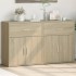 Aparador de madera de ingeniería 2 uds roble Sonoma 60x31x70