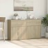Aparador de madera de ingeniería 2 uds roble Sonoma 60x31x70