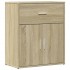 Aparador de madera de ingeniería 2 uds roble Sonoma 60x31x70