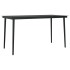 Set comedor de jardín 5 piezas y cojines ratán sintético