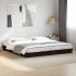 Cama sin colchón negro 180x200 cm madera de