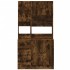 Mueble de cocina madera ingeniería roble ahumado 95x50x180