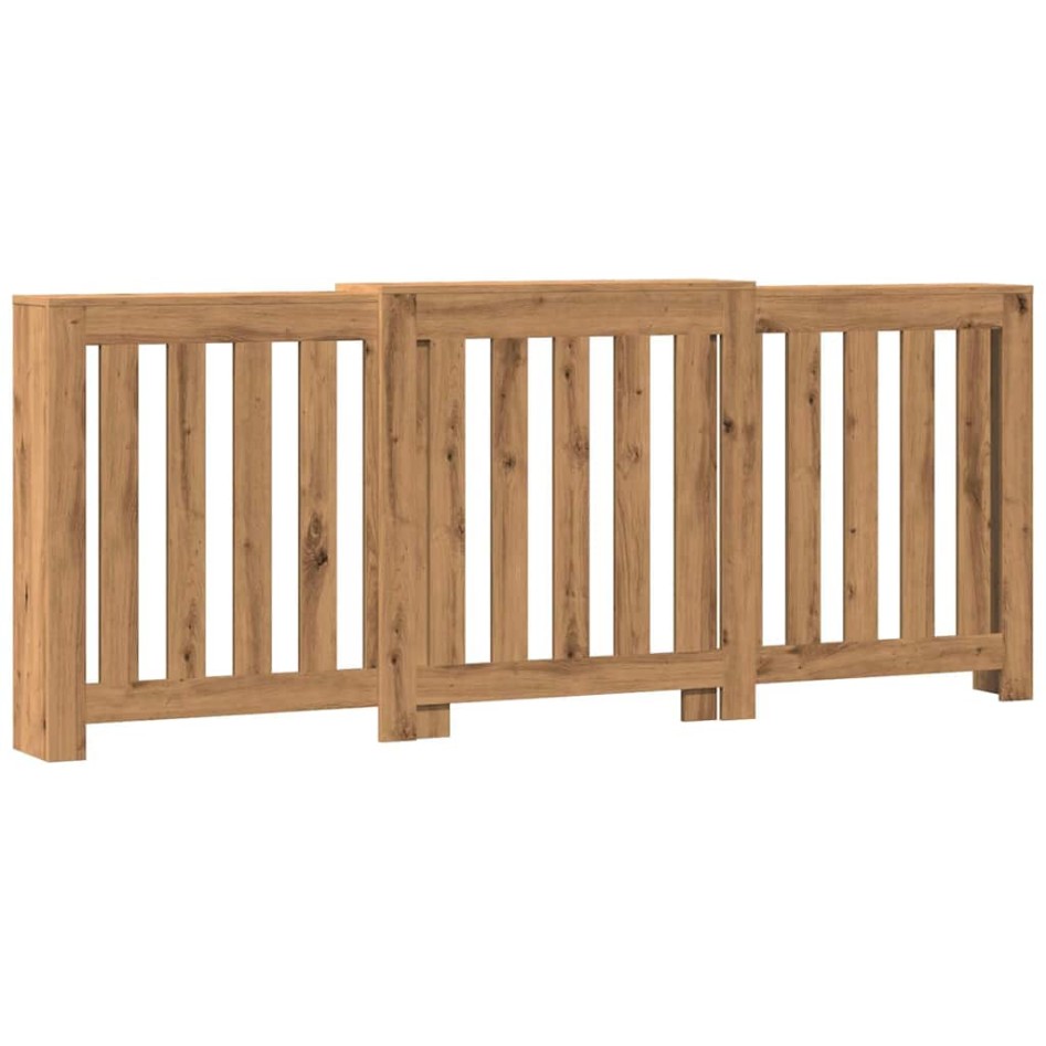 Cubierta radiador madera color roble artesano 205x21,5x83,5