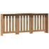 Cubierta radiador madera color roble artesano 205x21,5x83,5