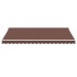 Toldo retráctil manual marrón 450x300