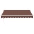 Toldo retráctil automático burdeos 300x250