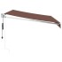 Toldo retráctil automático burdeos 300x250