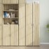 Aparador de madera de ingeniería roble Sonoma 30x42,5x185