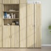 Aparador de madera de ingeniería roble Sonoma 30x42,5x185 cm
