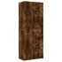 Aparador alto madera de ingeniería roble ahumado 70x42,5x185