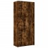 Aparador alto madera de ingeniería roble ahumado 80x42,5x249