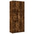 Aparador de madera de ingeniería roble ahumado 80x42,5x185