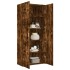 Aparador de madera de ingeniería roble ahumado 80x42,5x185