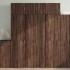 Armario de madera ingeniería marrón roble 70x42,5x225