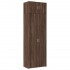 Armario de madera ingeniería marrón roble 70x42,5x225