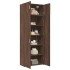 Armario de madera de ingeniería marrón roble 80x42,5x225