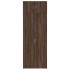 Armario de madera de ingeniería marrón roble 80x42,5x225