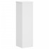 Soporte de plantas 2 uds madera ingeniería blanco 17x17x60