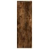 Soportes para plantas 2 uds madera roble ahumado 33x33x100