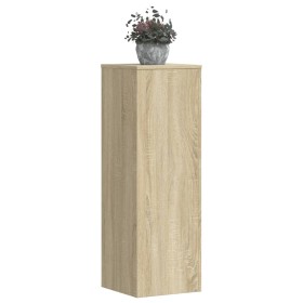 Soportes para plantas 2 uds madera roble Sonoma 33x33x100