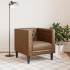 Sillón de piel de ante sintético