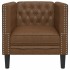 Sillón de piel de ante sintético