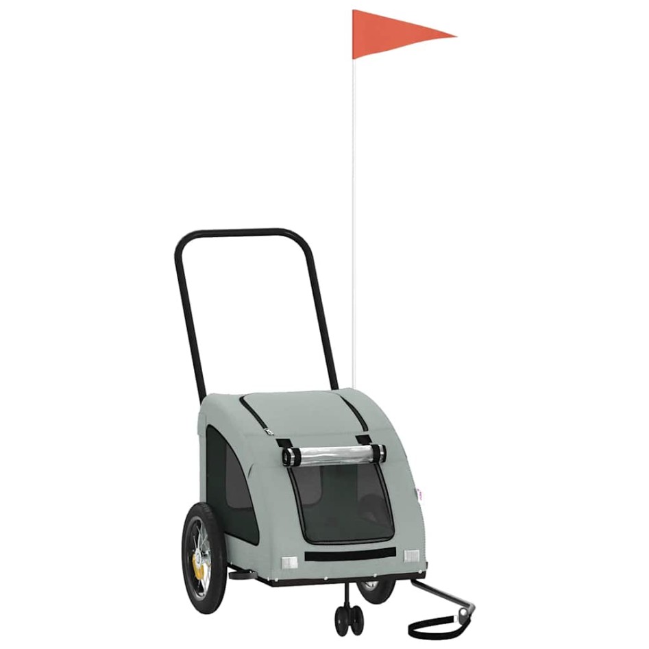 Remolque de bicicleta mascotas hierro tela Oxford