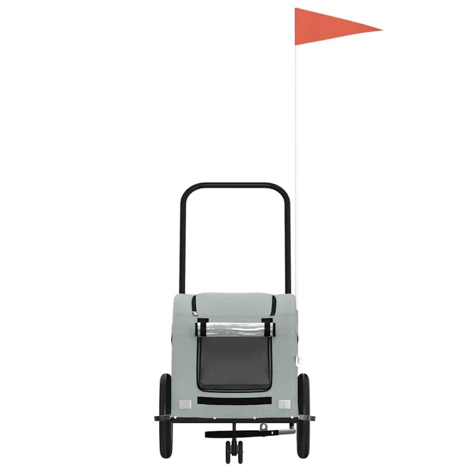 Remolque de bicicleta mascotas hierro tela Oxford