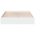 Cama con cajones madera de ingeniería blanco 140x200