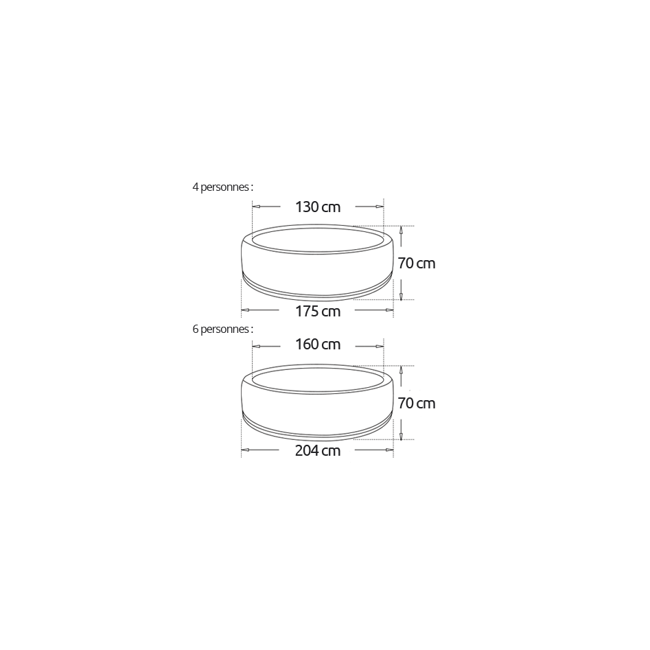 Spa hinchable NetSpa Montana
