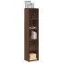 Estantería para CD 2 uds madera marrón roble 21x16x93,5