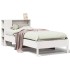 Cama con estantería sin colchón madera maciza de pino 90x190