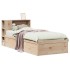 Estructura de cama sin colchón madera maciza de pino 90x200