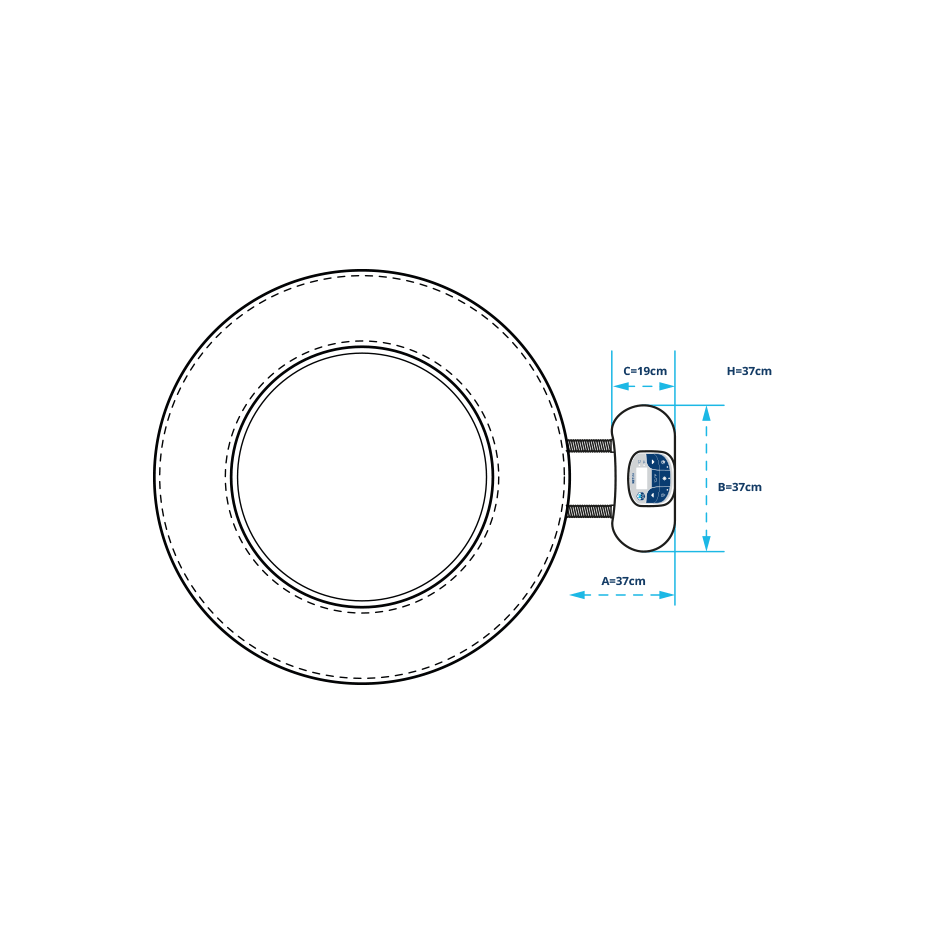 Spa hinchable NetSpa Montana