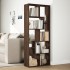 Librería divisora madera ingeniería marrón roble 67x25x161,5