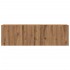 Mueble TV de pared madera ingeniería roble artisan 100x30x30