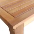 Set mesa de bar y sillas 7 piezas de madera de acacia