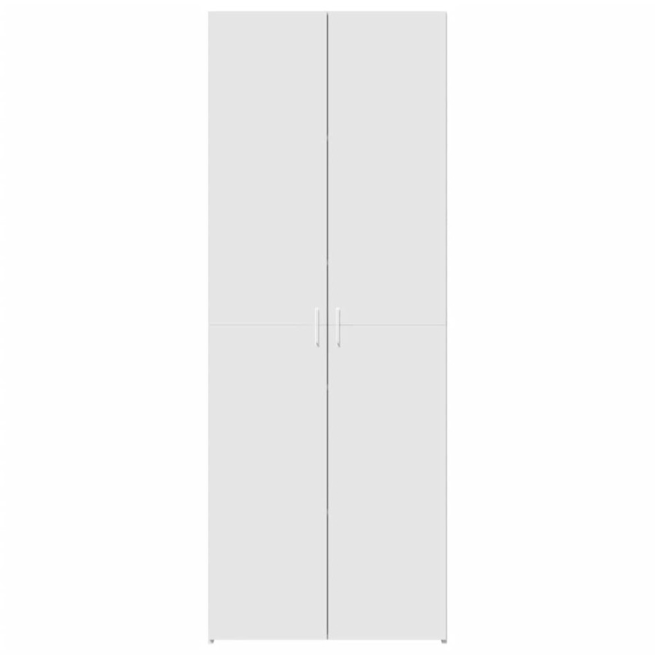 Aparador alto madera de ingeniería blanco 70x42,5x185