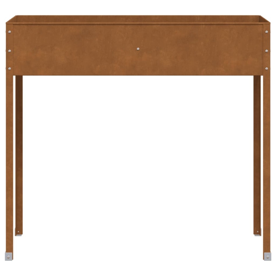 Jardinera de acero oxidado 100,5x40,5x90