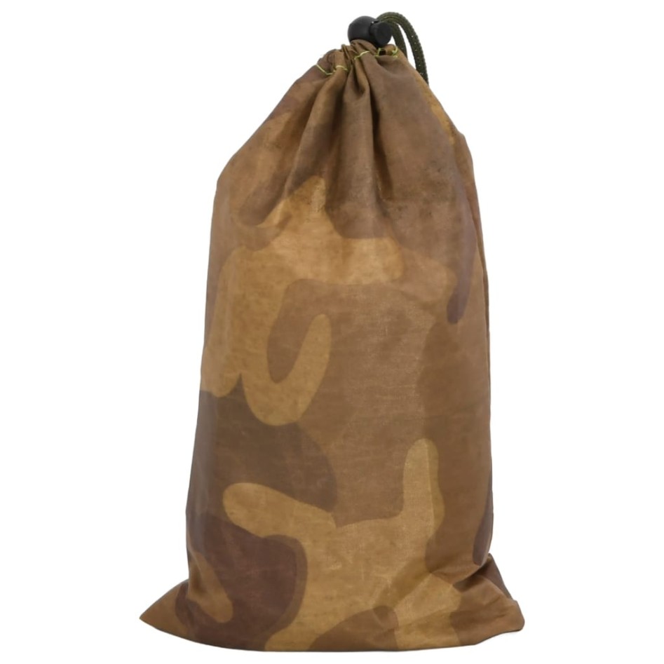 Red de camuflaje con bolsa de almacenamiento arena 729x602
