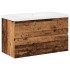 Mueble con lavabo integrado madera