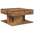Mesa de centro madera de ingeniería envejecida 55x55x30
