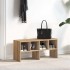 Zapatero apilable roble artesanal 89,5x30x40