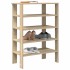 Mueble zapatero madera contrachapada roble sonoma 61x32x87,5