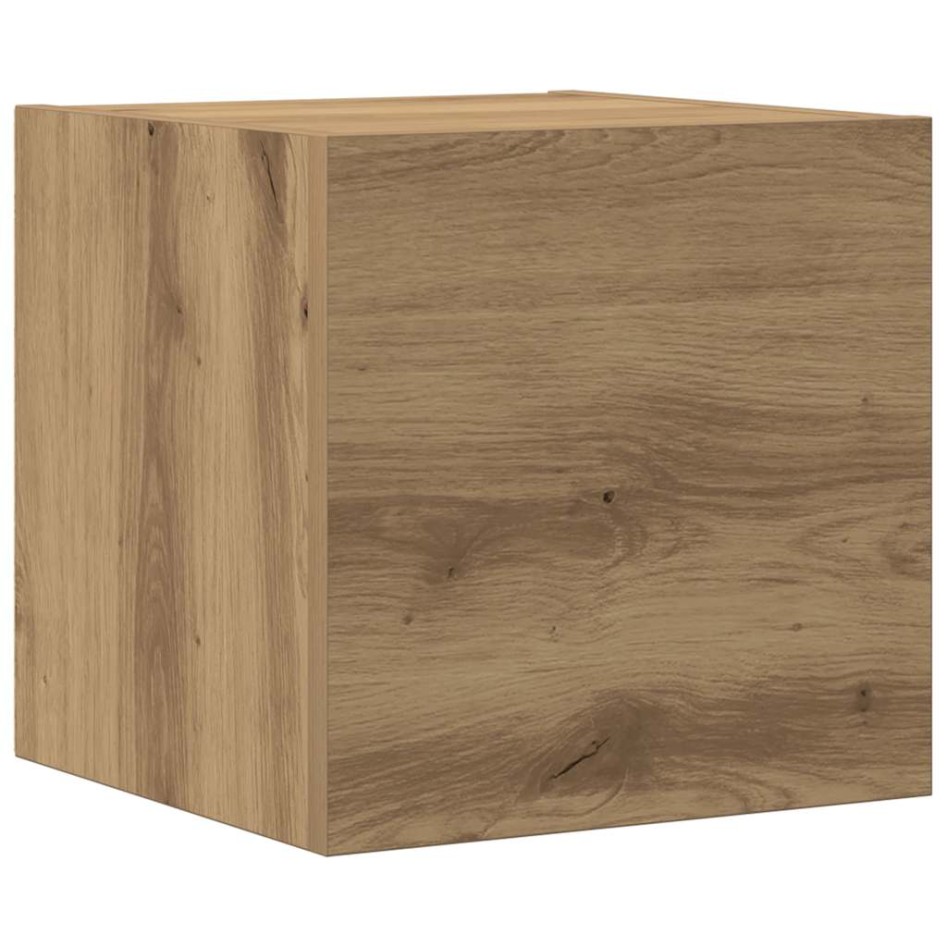 Mueble para TV de pared madera contrachapada artesanal 5